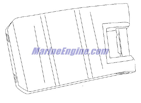 Evinrude Johnson OMC 5034281 - Bracket, Tiller Handle