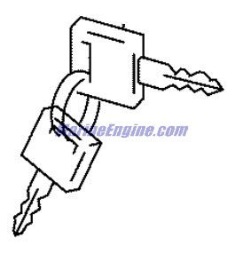 Evinrude Johnson OMC 5034306 - Key (ID:933)