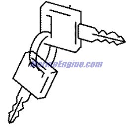 Evinrude Johnson OMC 5034308 - Key (ID:935)