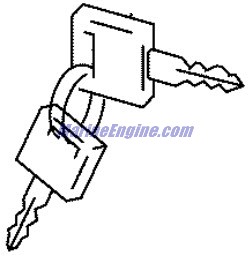 Evinrude Johnson OMC 5034309 - Key (ID:936)