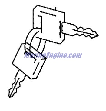 Evinrude Johnson OMC 5034311 - Key (ID:938)