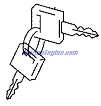 Evinrude Johnson OMC 5034314 - Key (ID:941)
