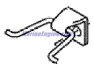 Evinrude Johnson OMC 5034336 - Lever