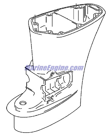 Evinrude Johnson OMC 5034370 - Housing Drive Shaft