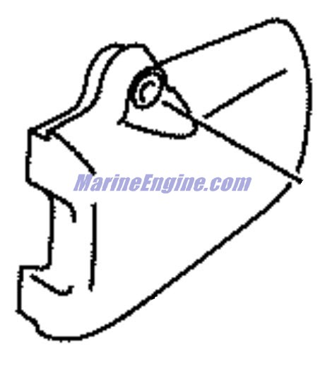 Evinrude Johnson OMC 5034373 - Cover Lower Mount