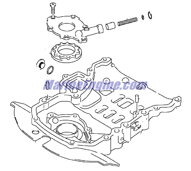 Evinrude Johnson OMC 5034380 - Case Assembly
