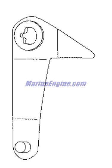Evinrude Johnson OMC 5034387 - Clutch Lever Comp