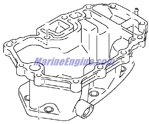 Evinrude Johnson OMC 5034437 - Oil Pan (Black)