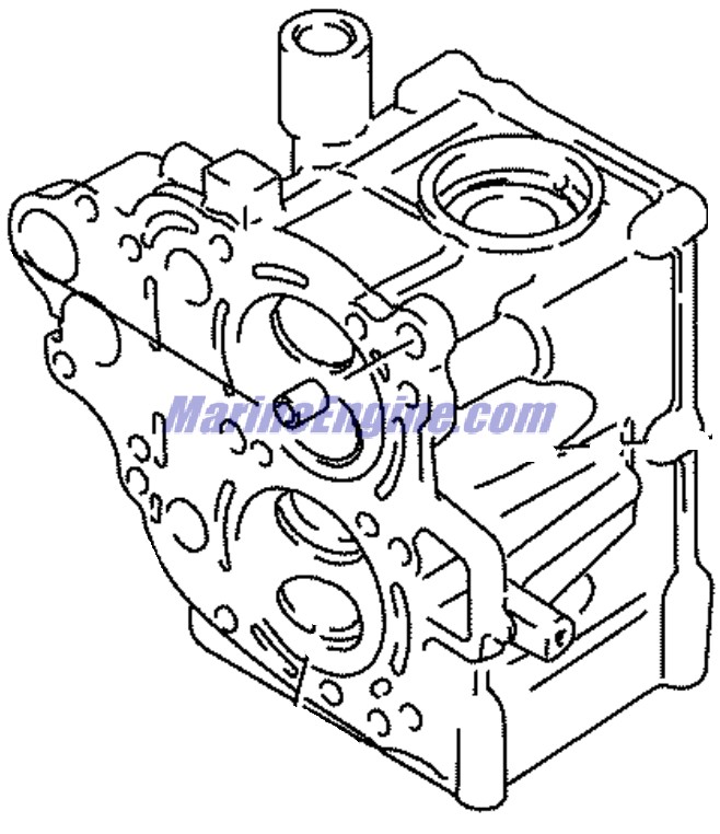 Evinrude Johnson OMC 5034456 - Cylinder Head (wh)