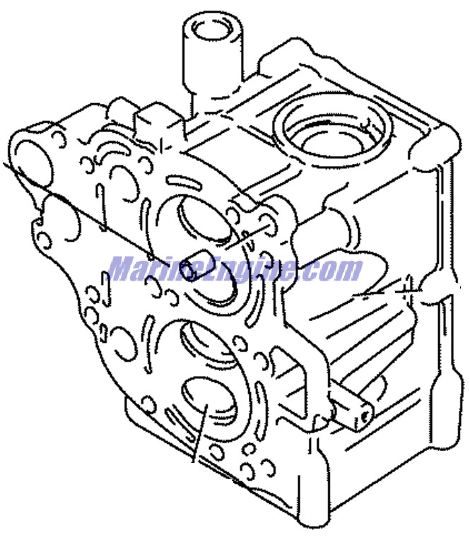 Evinrude Johnson OMC 5034457 - Cylinder Head (bl)