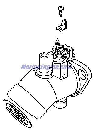 Evinrude Johnson OMC 5034459 - Silencer Assembly