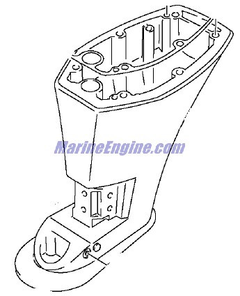Evinrude Johnson OMC 5034472 - Drive Shaft Housing
