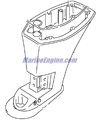 Evinrude Johnson OMC 5034473 - Drive Shaft Housing