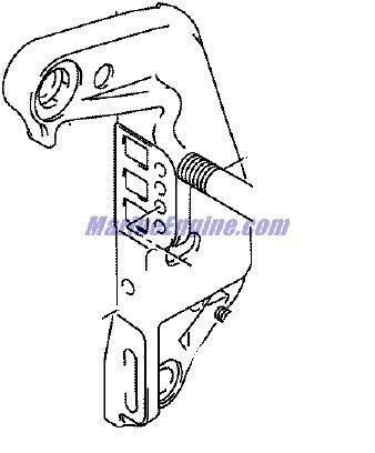 Evinrude Johnson OMC 5034520 - Bracket, Clamp Port