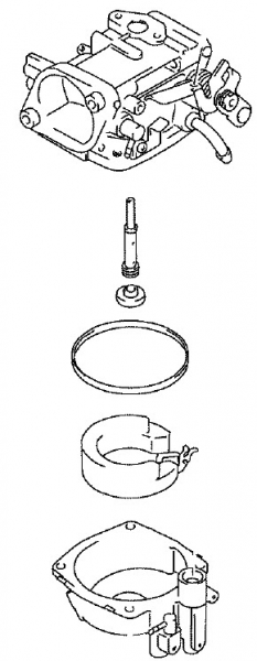 Evinrude Johnson OMC 5034590 - Carburetor, 9.9HP