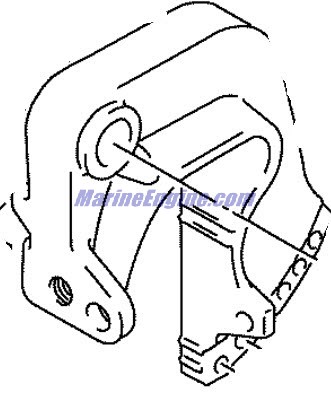Evinrude Johnson OMC 5034593 - Bracket, Clamp Port