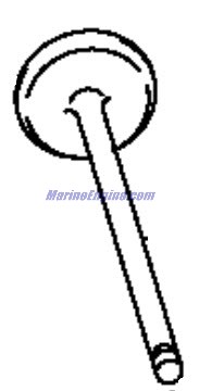 Evinrude Johnson OMC 5034594 - Exhaust Valve