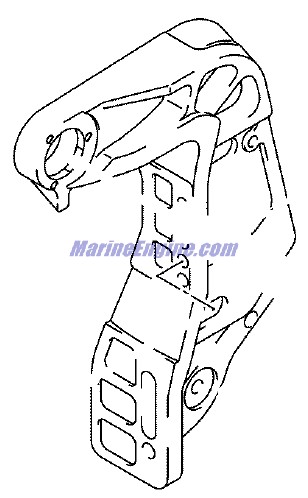Evinrude Johnson OMC 5034610 - Bracket Clamp Port