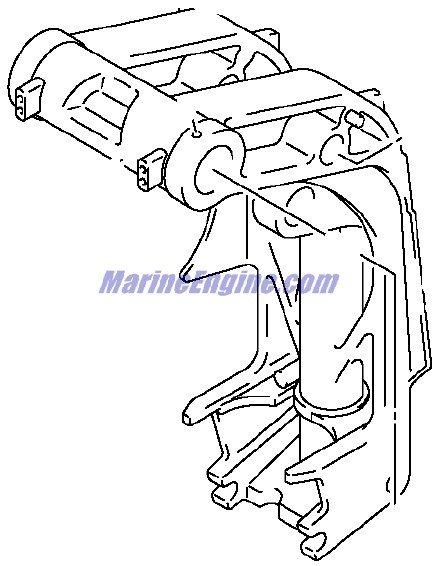 Evinrude Johnson OMC 5034625 - Swivel Bracket (ul)