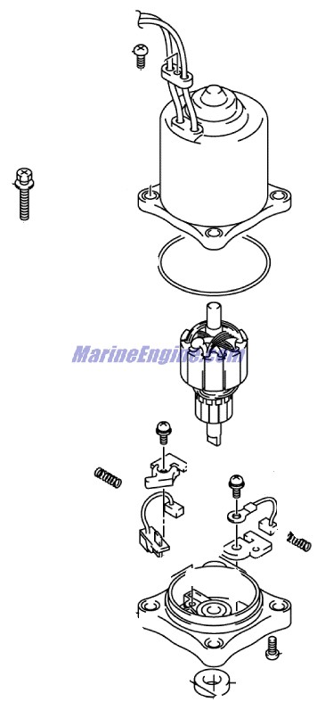Evinrude Johnson OMC 5034627 - Power Tilt & Trim Motor Assembly
