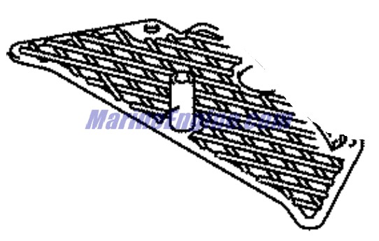 Evinrude Johnson OMC 5034643 - Air Intake Plate
