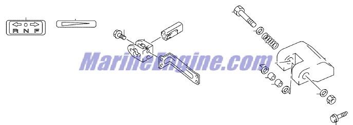 Evinrude Johnson OMC 5034649 - Tiller Handle Kit