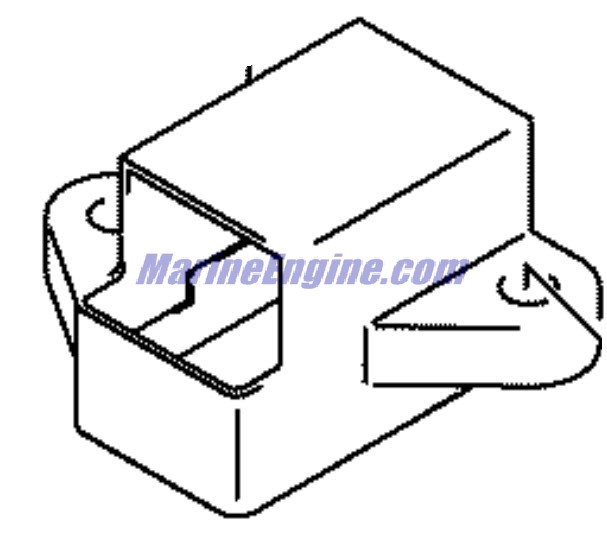 Evinrude Johnson OMC 5034689 - Holder, Power Tilt & Trim Relay