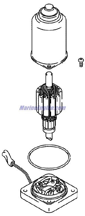 Evinrude Johnson OMC 5034703 - Power Tilt & Trim Motor Assembly