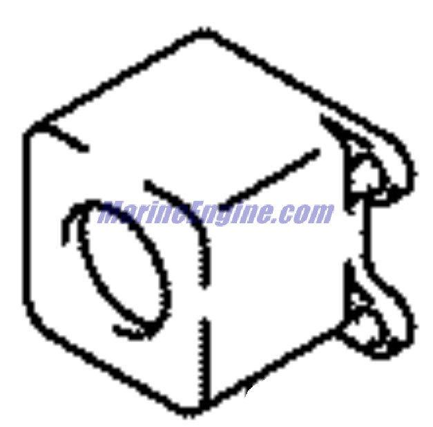 Evinrude Johnson OMC 5034706 - Upper Mount Cover- Stbd