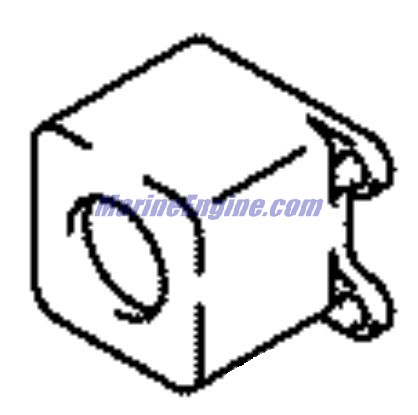 Evinrude Johnson OMC 5034707 - Upper Mount Cover- Port