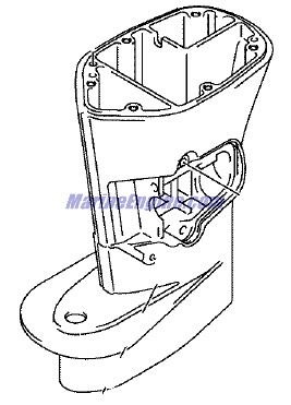 Evinrude Johnson OMC 5034708 - Drive Shaft Housing