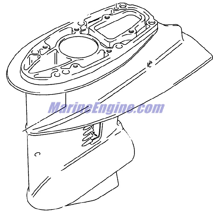 Evinrude Johnson OMC 5034710 - Gearcase & Bearing