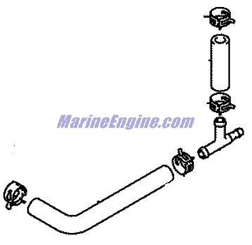 Evinrude Johnson OMC 5034730 - Water Pressure Kit