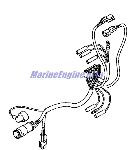 Evinrude Johnson OMC 5034731 - Wiring Harness - Power Tilt & Trim