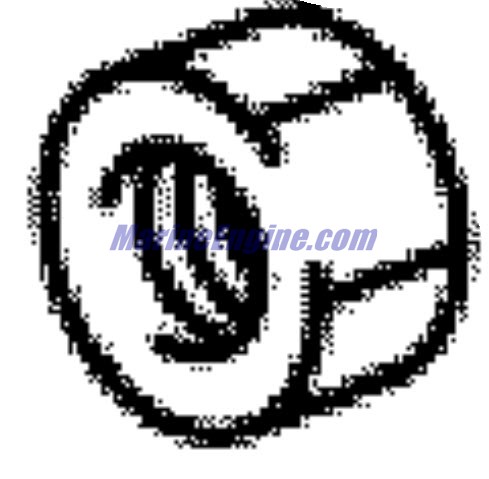 Evinrude Johnson OMC 5034791 - Nut, Transom Bolt