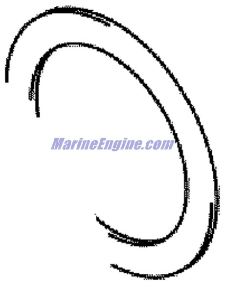 Evinrude Johnson OMC 5034810 - Shim, 75X100X0.70