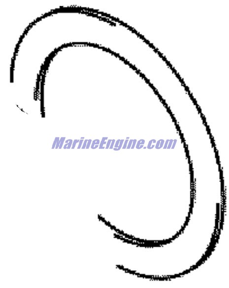Evinrude Johnson OMC 5034815 - Shim, 75X100X0.65