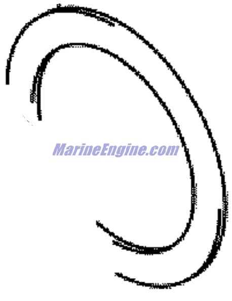Evinrude Johnson OMC 5034817 - Shim, 75X100X0.85