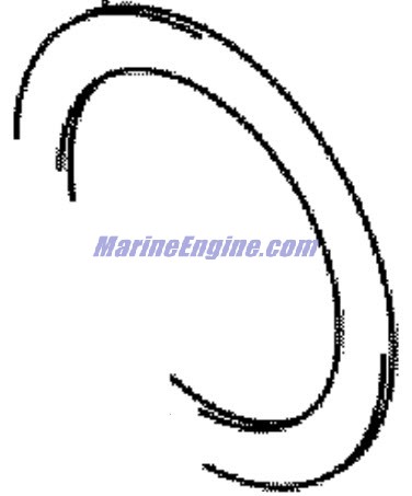 Evinrude Johnson OMC 5034818 - Shim, 75X100X0.95