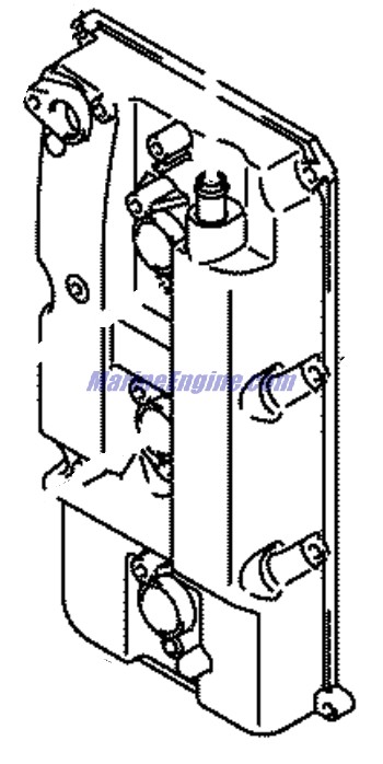 Evinrude Johnson OMC 5034855 - Cylinder Head Cover Stbd