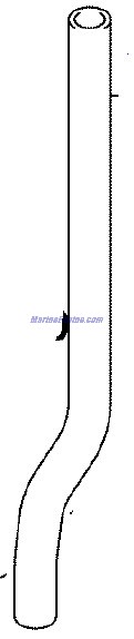 Evinrude Johnson OMC 5034864 - Water Return Hose Pt