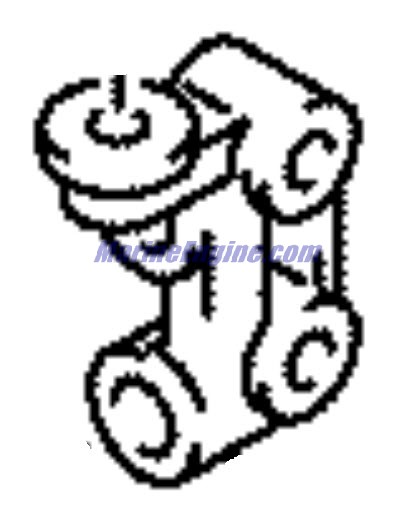Evinrude Johnson OMC 5034881 - Brace, Ring Gear