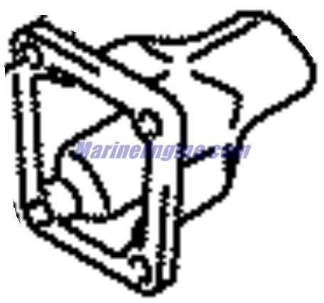 Evinrude Johnson OMC 5034883 - Exhaust Pipe