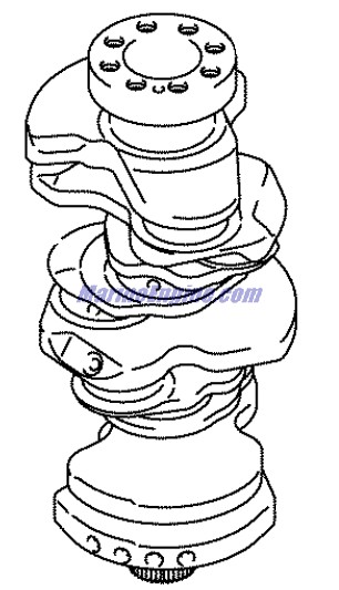 Evinrude Johnson OMC 5034898 - CrankShaft Comp