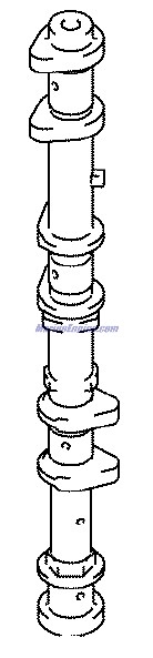 Evinrude Johnson OMC 5034903 - Exhaust CamShaft Stbd
