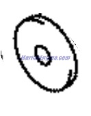 Evinrude Johnson OMC 5034936 - Shim, Tappet