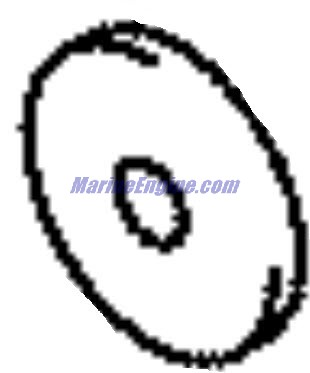 Evinrude Johnson OMC 5034953 - Shim, Tappet