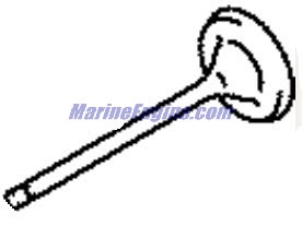 Evinrude Johnson OMC 5034956 - Exhaust Valve