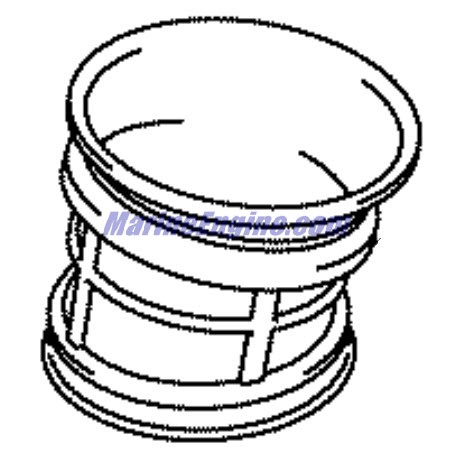 Evinrude Johnson OMC 5034975 - Tube, Outlet