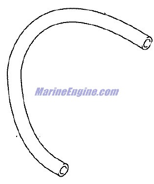 Evinrude Johnson OMC 5034989 - Fuel Hose (h)